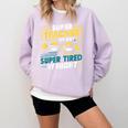 Super Teacher By Day Super Tired By Night Superheroes School Comfort Colors Sweatshirt Orchid Super Teacher By Day Super Tired By Night Superheroes School Comfort Colors Sweatshirt Orchid