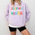 Support Dream Services Team Groovy Teacher Support Squad Comfort Colors Sweatshirt Orchid Support Dream Services Team Groovy Teacher Support Squad Comfort Colors Sweatshirt Orchid