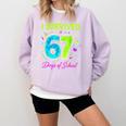 I Survived 67 Days Of School 67 Meme Science Teacher Comfort Colors Sweatshirt Orchid I Survived 67 Days Of School 67 Meme Science Teacher Comfort Colors Sweatshirt Orchid