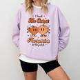 I Teach The Cutest Pumpkins In The Patch Retro Teacher Fall Comfort Colors Sweatshirt Orchid I Teach The Cutest Pumpkins In The Patch Retro Teacher Fall Comfort Colors Sweatshirt Orchid