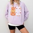 i Teach The Cutest Pumpkins In The Patch Teacher Halloween Comfort Colors Sweatshirt Orchid i Teach The Cutest Pumpkins In The Patch Teacher Halloween Comfort Colors Sweatshirt Orchid