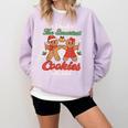 I Teach The Smartest Cookies In The Batch Teacher Christmas For Men Women Kids Comfort Colors Sweatshirt Orchid I Teach The Smartest Cookies In The Batch Teacher Christmas For Men Women Kids Comfort Colors Sweatshirt Orchid
