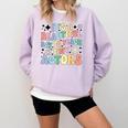 Teach Tiny Actors Theater Drama Teacher Drama Teaching Comfort Colors Sweatshirt Orchid