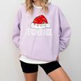Teacher Aide Christmas Women Family Matching Group Xmas Comfort Colors Sweatshirt Orchid