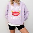 Teacher Assistant Teaching School Ninja Appreciation Comfort Colors Sweatshirt Orchid Teacher Assistant Teaching School Ninja Appreciation Comfort Colors Sweatshirt Orchid