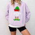 Teacher Elf Matching Family Christmas Women Men Comfort Colors Sweatshirt Orchid Teacher Elf Matching Family Christmas Women Men Comfort Colors Sweatshirt Orchid