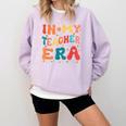 In My Teacher Era First Day Of School Back To School Retro Comfort Colors Sweatshirt Orchid In My Teacher Era First Day Of School Back To School Retro Comfort Colors Sweatshirt Orchid