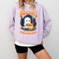 Teacher Halloween Ghost Reading Book Animal Boooks Are Comfort Colors Sweatshirt Orchid Teacher Halloween Ghost Reading Book Animal Boooks Are Comfort Colors Sweatshirt Orchid