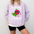 Teacher I Prefer The Term Educational Superhero Comfort Colors Sweatshirt Orchid