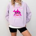 Teacher Shark Female Teacher Comfort Colors Sweatshirt Orchid