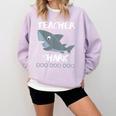 Teacher Shark Shirt Christmas Idea For Him Her Comfort Colors Sweatshirt Orchid Teacher Shark Shirt Christmas Idea For Him Her Comfort Colors Sweatshirt Orchid