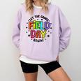 Teacher Student Field Day Let The Games Begin Field Day Comfort Colors Sweatshirt Orchid Teacher Student Field Day Let The Games Begin Field Day Comfort Colors Sweatshirt Orchid