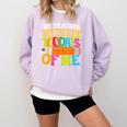 My Teacher Survived 100 Days Of Me 100th Day Of School Kids Comfort Colors Sweatshirt Orchid My Teacher Survived 100 Days Of Me 100th Day Of School Kids Comfort Colors Sweatshirt Orchid