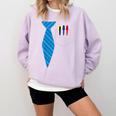 Teacher Tie & Pocket Protector Costume School Comfort Colors Sweatshirt Orchid Teacher Tie & Pocket Protector Costume School Comfort Colors Sweatshirt Orchid