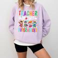 Teacher Of Tiny Superheroes Comfort Colors Sweatshirt Orchid Teacher Of Tiny Superheroes Comfort Colors Sweatshirt Orchid