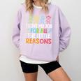 Teachers I Love My Job For All The Little Reasons Teacher Comfort Colors Sweatshirt Orchid Teachers I Love My Job For All The Little Reasons Teacher Comfort Colors Sweatshirt Orchid