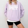 TEACHER'S PET You'Re My Favorite Do Me A Favor Comfort Colors Sweatshirt Orchid