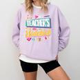 Teacher's Sidekick Teacher Assisting Teaching Assistant Comfort Colors Sweatshirt Orchid Teacher's Sidekick Teacher Assisting Teaching Assistant Comfort Colors Sweatshirt Orchid
