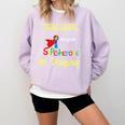 Teachers Are Superheroes First Day School T-Shirt Comfort Colors Sweatshirt Orchid