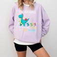 Teachersaurus Like A Normal Teacher But More Awesome Comfort Colors Sweatshirt Orchid