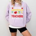 Teaching Assistant Because Teachers Need Heroes Too Cute Comfort Colors Sweatshirt Orchid Teaching Assistant Because Teachers Need Heroes Too Cute Comfort Colors Sweatshirt Orchid