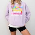 Teaching Assistants Were Create Because Teacher Needs Heroes Comfort Colors Sweatshirt Orchid Teaching Assistants Were Create Because Teacher Needs Heroes Comfort Colors Sweatshirt Orchid