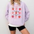 Teaching Is My Jam Teacher Team Crew Cute Strawberry Girls Comfort Colors Sweatshirt Orchid Teaching Is My Jam Teacher Team Crew Cute Strawberry Girls Comfort Colors Sweatshirt Orchid