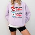 Teaching I Will Drink Coffee Here Or There Teacher Comfort Colors Sweatshirt Orchid Teaching I Will Drink Coffee Here Or There Teacher Comfort Colors Sweatshirt Orchid