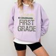 Team First Grade Camo 1st Grade Teacher Camouflage Comfort Colors Sweatshirt Orchid Team First Grade Camo 1st Grade Teacher Camouflage Comfort Colors Sweatshirt Orchid