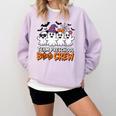 Team Preschool Boo Crew Halloween Teacher Student Costume Comfort Colors Sweatshirt Orchid Team Preschool Boo Crew Halloween Teacher Student Costume Comfort Colors Sweatshirt Orchid