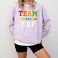 Team RSP RSP Teacher Kindergarten Teacher Comfort Colors Sweatshirt Orchid Team RSP RSP Teacher Kindergarten Teacher Comfort Colors Sweatshirt Orchid
