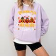 Thankful For My 5th Grade Turkeys Thanksgiving Teacher Fall Comfort Colors Sweatshirt Orchid Thankful For My 5th Grade Turkeys Thanksgiving Teacher Fall Comfort Colors Sweatshirt Orchid