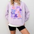 In My Third Grade Era 3rd Grade Teacher Student Boy Girl Comfort Colors Sweatshirt Orchid
