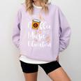 I Turn Coffee Into Music Education Music Teacher Comfort Colors Sweatshirt Orchid I Turn Coffee Into Music Education Music Teacher Comfort Colors Sweatshirt Orchid