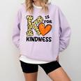 Unity Day K Is For Kindness Anti Bullying Orange Teacher Men Women Kids Comfort Colors Sweatshirt Orchid Unity Day K Is For Kindness Anti Bullying Orange Teacher Men Women Kids Comfort Colors Sweatshirt Orchid