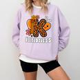 Unity Day Shirt Kindness Orange Teacher Kids Be Kind Comfort Colors Sweatshirt Orchid