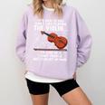 Violin Player Costume For Men Women Violin Teacher Violinist Comfort Colors Sweatshirt Orchid Violin Player Costume For Men Women Violin Teacher Violinist Comfort Colors Sweatshirt Orchid