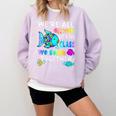 We'Re All Different But We Swim Together Elementary Teacher Comfort Colors Sweatshirt Orchid We'Re All Different But We Swim Together Elementary Teacher Comfort Colors Sweatshirt Orchid