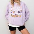 Will Trade Students For Candy Teacher Halloween Costume Tee Comfort Colors Sweatshirt Orchid Will Trade Students For Candy Teacher Halloween Costume Tee Comfort Colors Sweatshirt Orchid