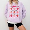 Women Second Grade Is My Jam Strawberry First Kids Teacher Comfort Colors Sweatshirt Orchid Women Second Grade Is My Jam Strawberry First Kids Teacher Comfort Colors Sweatshirt Orchid