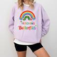 The Wonder Of Teaching Is Watching Caterpillars Teacher Comfort Colors Sweatshirt Orchid The Wonder Of Teaching Is Watching Caterpillars Teacher Comfort Colors Sweatshirt Orchid
