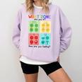 What Zone Are You In How Are You Feeling Teacher Comfort Colors Sweatshirt Orchid What Zone Are You In How Are You Feeling Teacher Comfort Colors Sweatshirt Orchid
