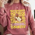 100th Day Of School Teacher Monkey Pun Banana For Men Women Girls Kids Comfort Colors Sweatshirt Crimson