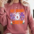 1st Grade Boo Crew First Grade Teacher Kids Happy Halloween Comfort Colors Sweatshirt Crimson