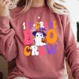 1st Grade Boo Crew Halloween First Grade Halloween Teacher Comfort Colors Sweatshirt Crimson