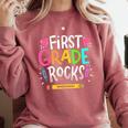 1st Grade Teacher Comfort Colors Sweatshirt Crimson 1st Grade Teacher Comfort Colors Sweatshirt Crimson