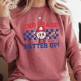 2nd Grade Batter Up Back To School Baseball Teacher Kids Comfort Colors Sweatshirt Crimson 2nd Grade Batter Up Back To School Baseball Teacher Kids Comfort Colors Sweatshirt Crimson