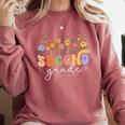 2nd Second Grade Teacher Wildflower Back To School Floral Comfort Colors Sweatshirt Crimson 2nd Second Grade Teacher Wildflower Back To School Floral Comfort Colors Sweatshirt Crimson