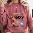 4489 Square Root 67 Math Teacher Halloween Costume Professor Comfort Colors Sweatshirt Crimson 4489 Square Root 67 Math Teacher Halloween Costume Professor Comfort Colors Sweatshirt Crimson