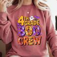 4th Grade Boo Crew Ghost Halloween Teacher Costume Comfort Colors Sweatshirt Crimson 4th Grade Boo Crew Ghost Halloween Teacher Costume Comfort Colors Sweatshirt Crimson